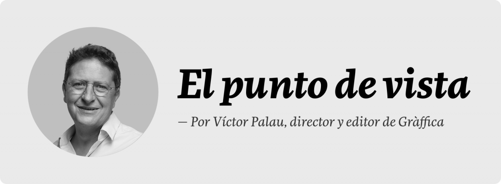 Víctor Palau, director y editor de Gràffica. "We come from Spain"
