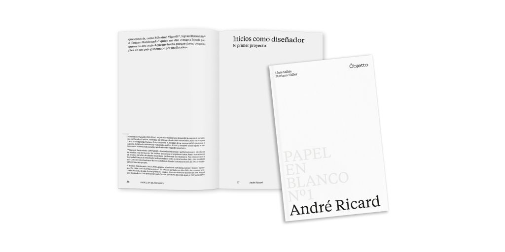 Papel en blanco: André Ricard - Gràffica