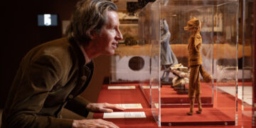 EDITORIAL USE ONLY
Wes Anderson unveils a retrospective exhibition of his films including The Royal Tenenbaums, Asteroid City and The Phoenician Scheme at the Design Museum in London, featuring over 700 objects including the candy-pink model of the Grand Budapest Hotel, original storyboards, costumes, stop-motion puppets, and handwritten notebooks. Issue date: Wednesday November 19, 2025. PA Photo. The exhibition which opens to the public on Friday offers a look at the director’s carefully crafted archives and his signature filmmaking style. Photo credit should read: Matt Alexander/PA Media Assignments